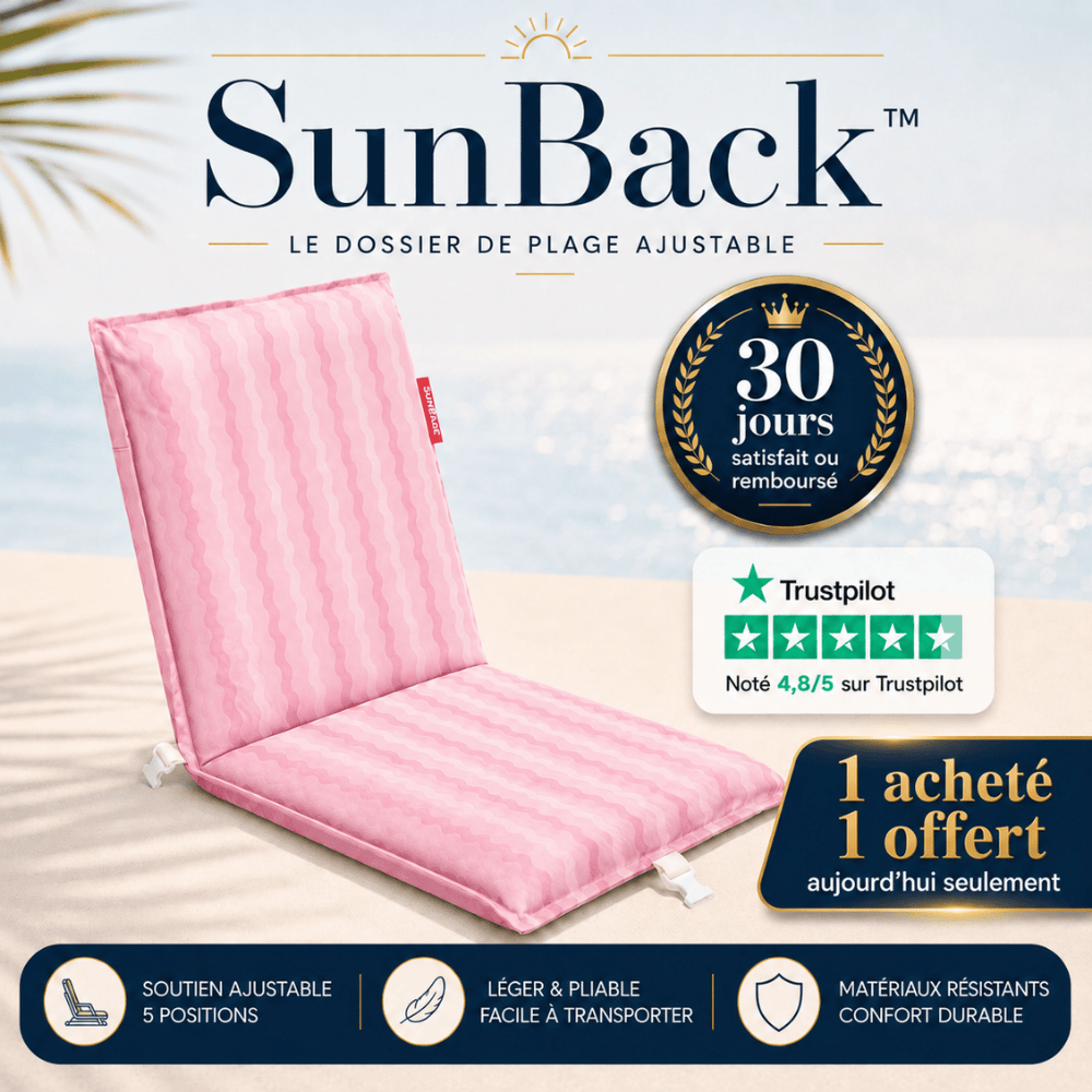 SunBack™ = 1 Offert🔥